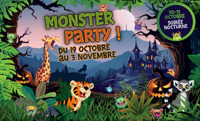 Monster Party au Parc Animalier d’Auvergne