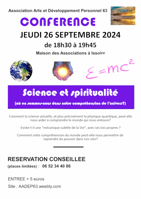 conférence science et spiritualité